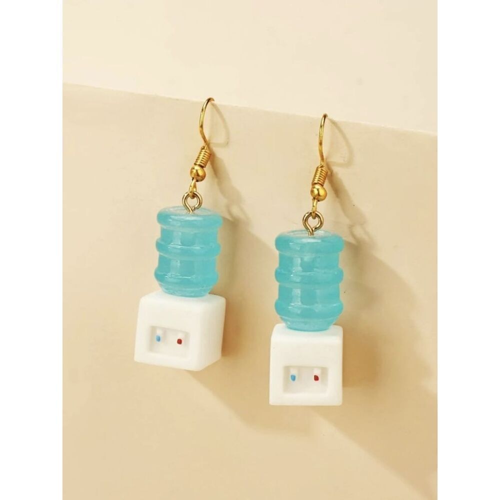 Funny Water Cooler Dangle Earrings